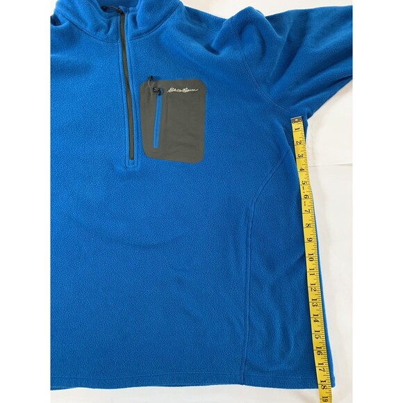 Eddie Bauer Jacket Mens 2XL Blue First Ascent 1/4 Zip Fleece Pullover Polartec - Picture 9 of 10